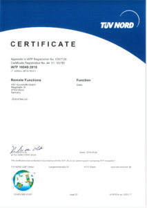 HSV Polska IATF certificate ITAF 16949:2016